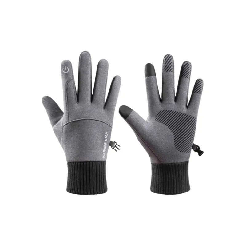 Warrior Coral Fleece Lining Knit Gloves Unisex-4