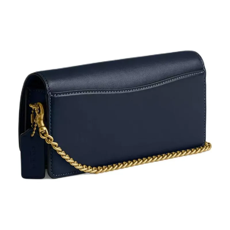 COACH Calfskin Wallet, Shoulder Bag, Crossbody Bag Mini Women's Dark Marine Blue-1