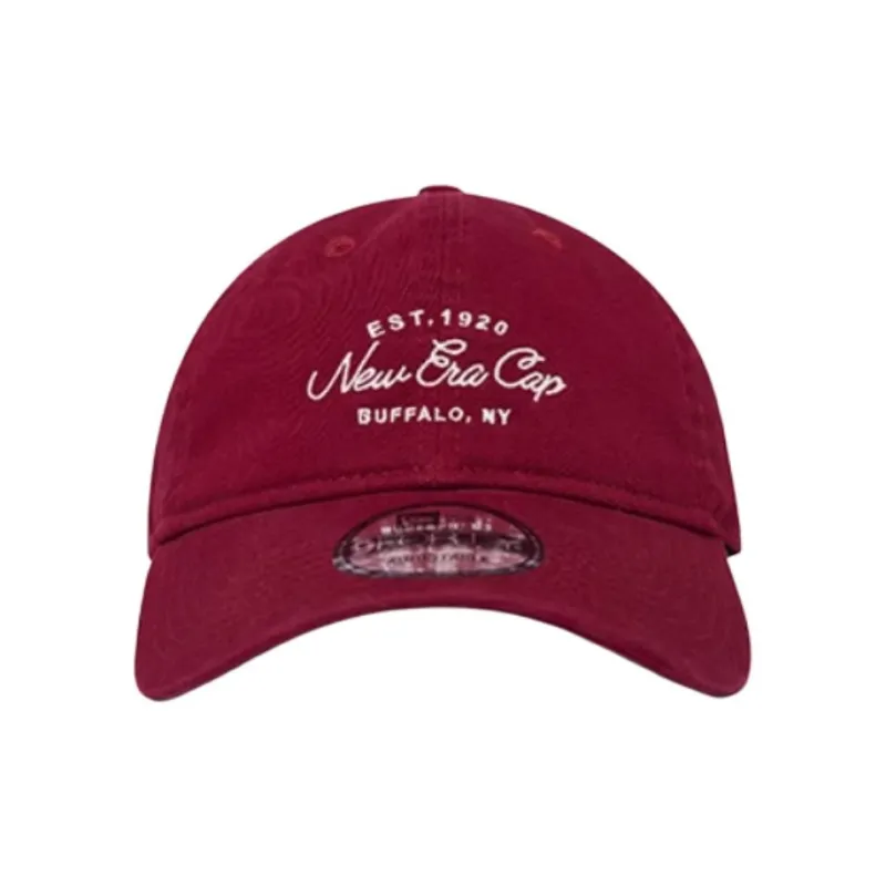 New Era Cotton Baseball Caps Unisex Red-1