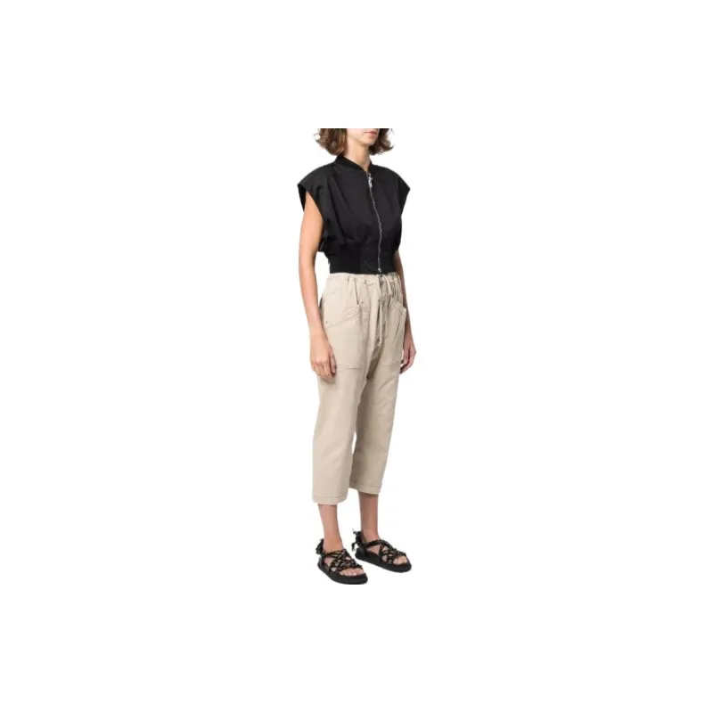 Rick Owens DRKSHDW Babel Tatlin Sleeveless Bomber Jacket-3