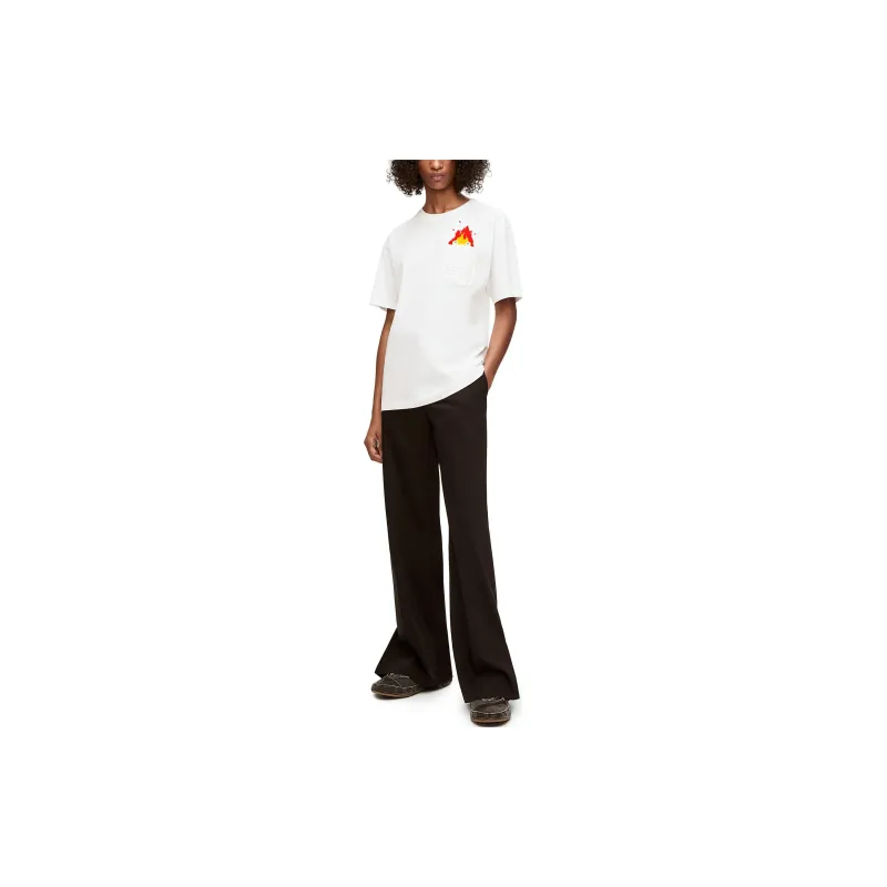 LOEWE x HAERDEYIDONGCHENGBAO SS23 T Shirt Unisex White-11