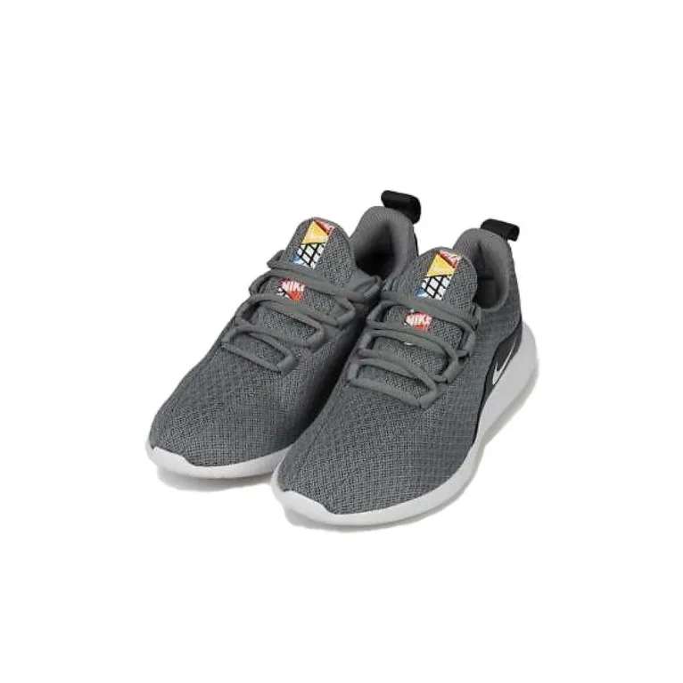 Nike Viale Abrasion Resistant Breathable Low Top Kids' Running Shoes Gray Kids'-2