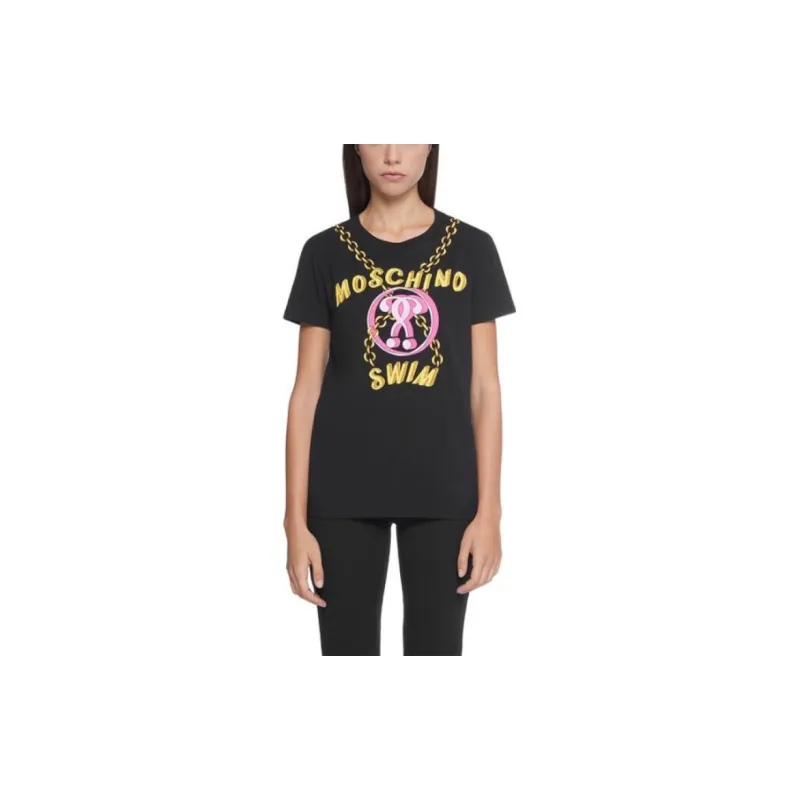 MOSCHINO SS22 T Shirt Women's Black-1