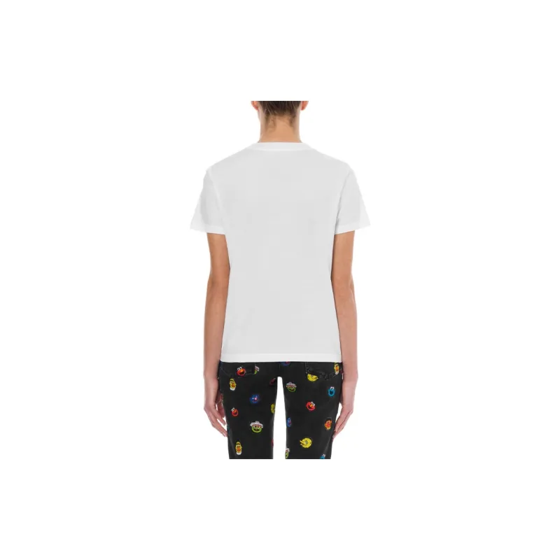 Sesame Street X MOSCHINO T-Shirts Women's White-2
