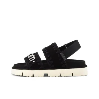 MOU One Strap Sandals Women's Black