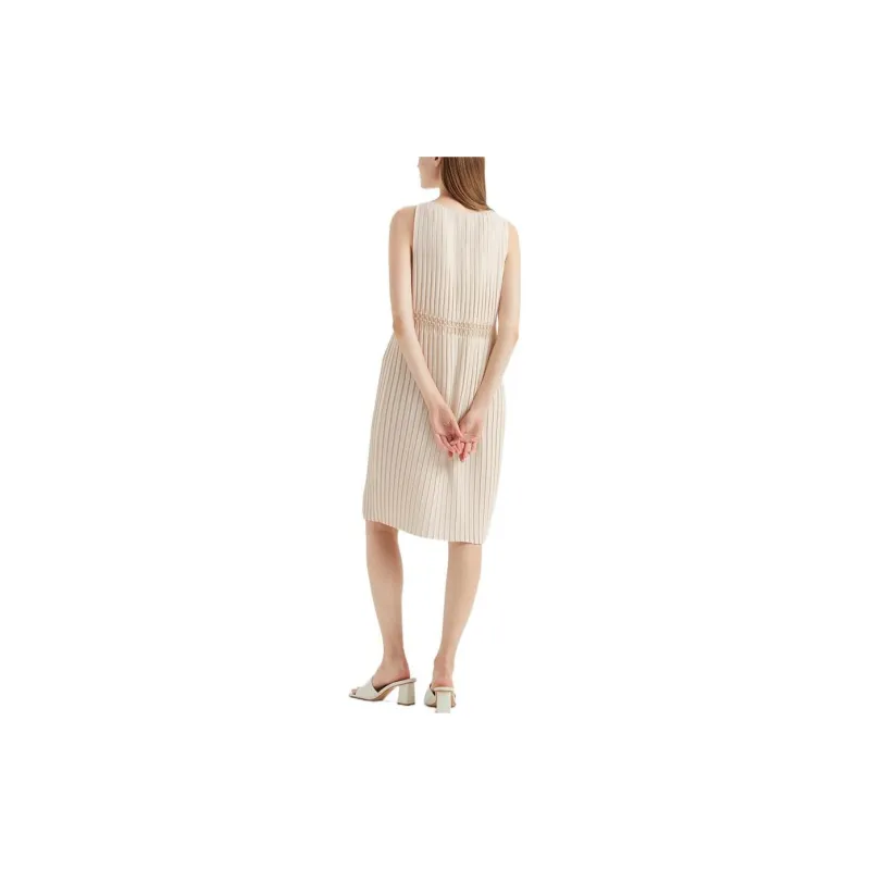 THEORY Sleeveless Dresses Women's Vanilla-3