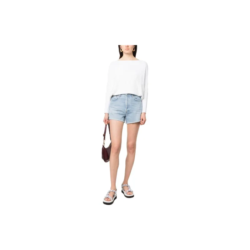 AGOLDE High rise Denim Shorts-1