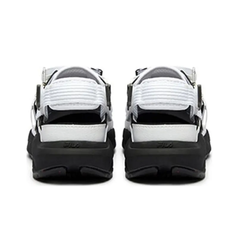 FILA KIDS Lynx Anti Slip Wear Resistant Children's Sandals Black White Unisex-3