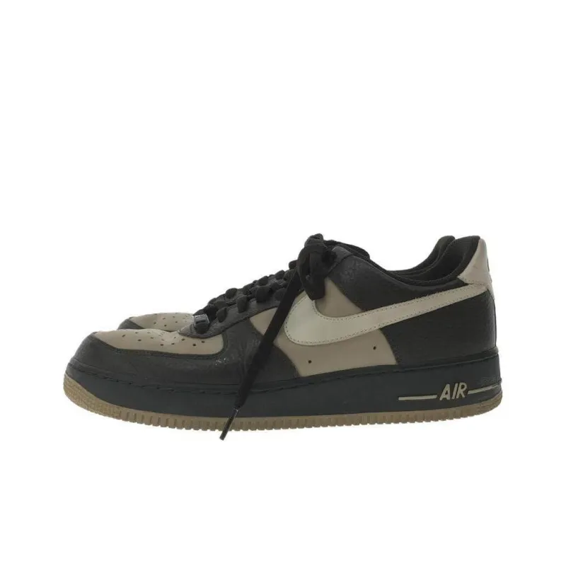 Nike Air Force 1 Anti-Slip Wear-Resistant Low-Top Skateboard Shoes Men's Brown-1