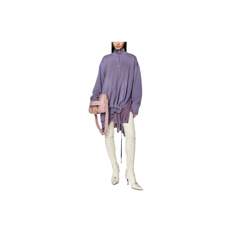 DIESEL Long-Sleeved Dresses Women's Purple-1