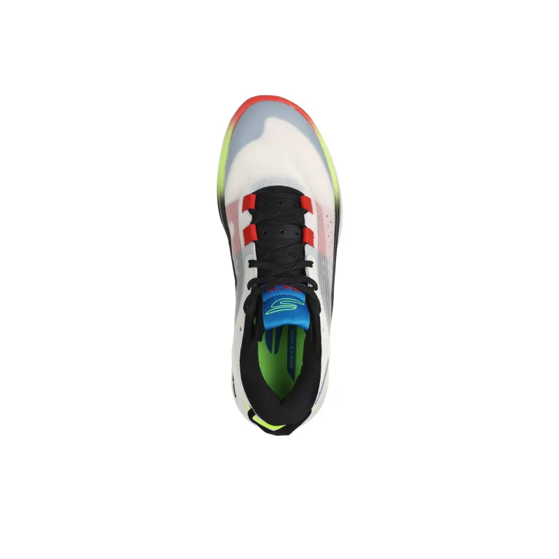Skechers SKX Resagrip Cushioned Slip Resistant Low Top Basketball Shoes Men's White Black-2