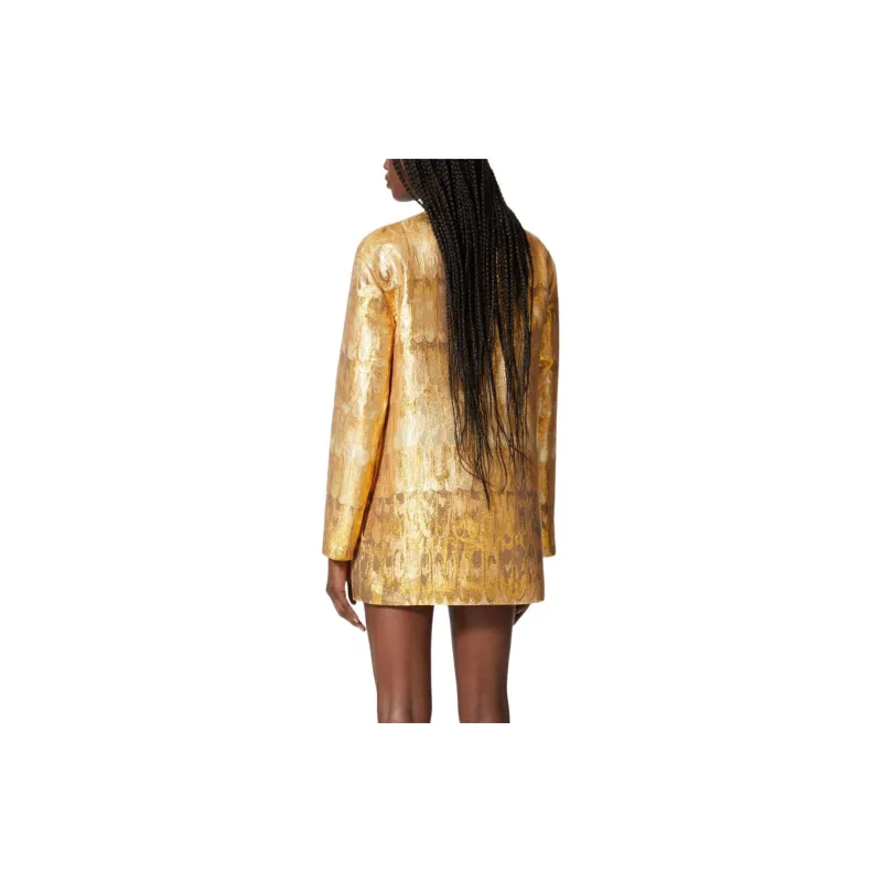 Valentino Long-Sleeved Dresses Women's Gold-3