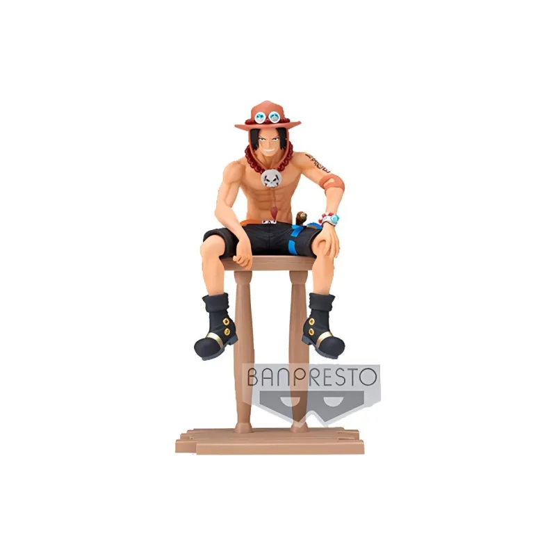 BANPRESTO Portgas D. Ace Glass Factory, One Piece, One Piece Grandline Journey Portgas D. Ace Bonus Gifts-0