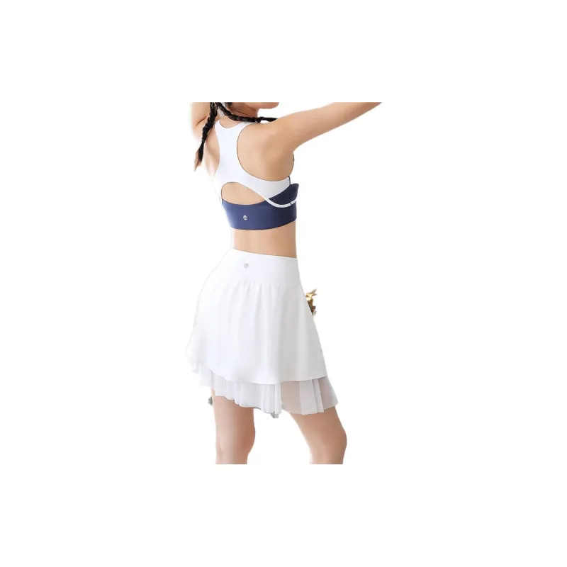 Sumday Athletics Cropped Skirt White-3
