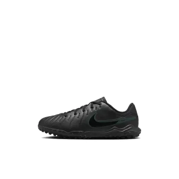 Nike Tiempo Legend 10 Anti Slip Wear Resistant Low Top Kids' Soccer Shoes Black Kids'