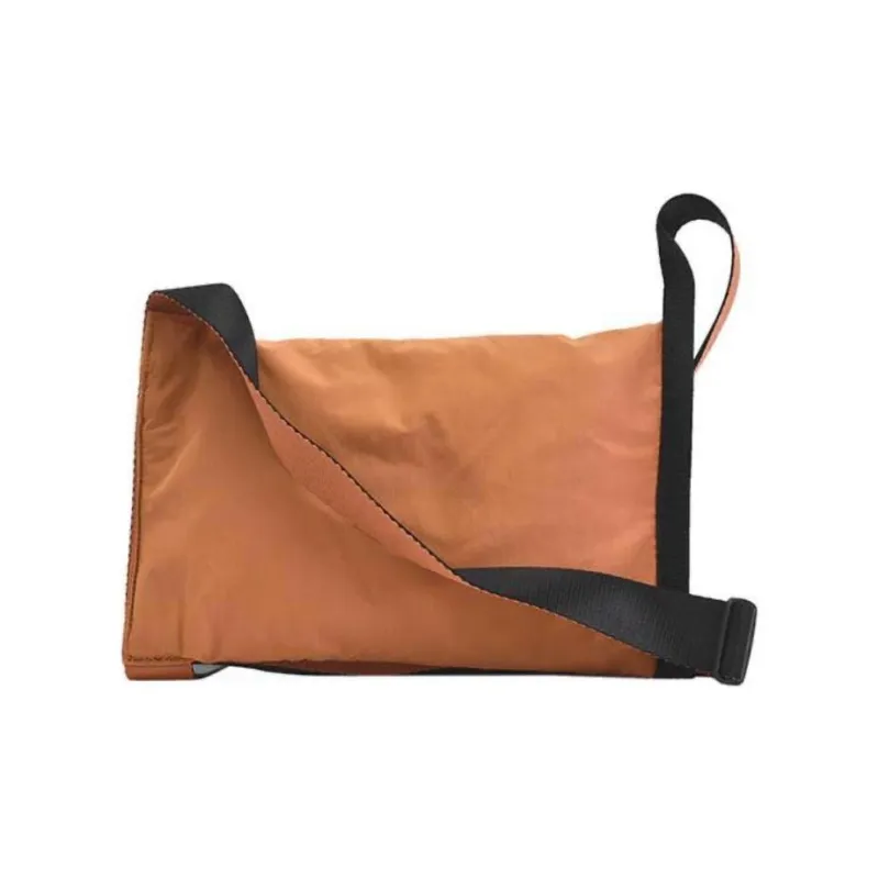 Y 3 Polyester Shoulder Bag Regular Unisex Orange & Black-1