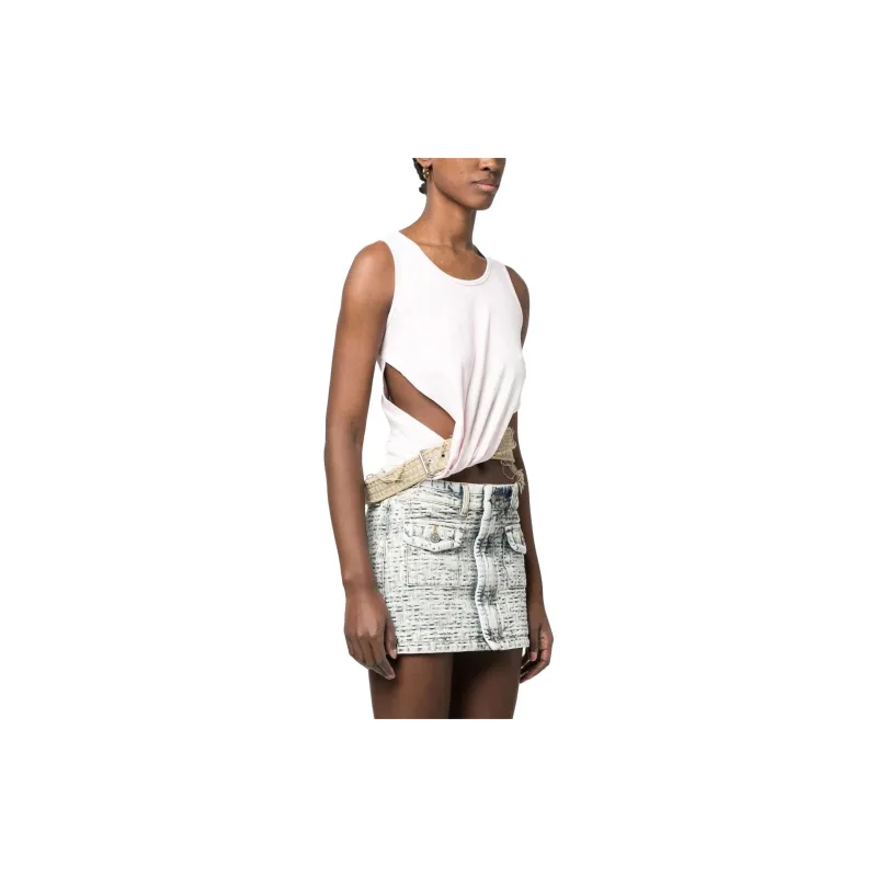 DIESEL Tank Tops Women's White-2