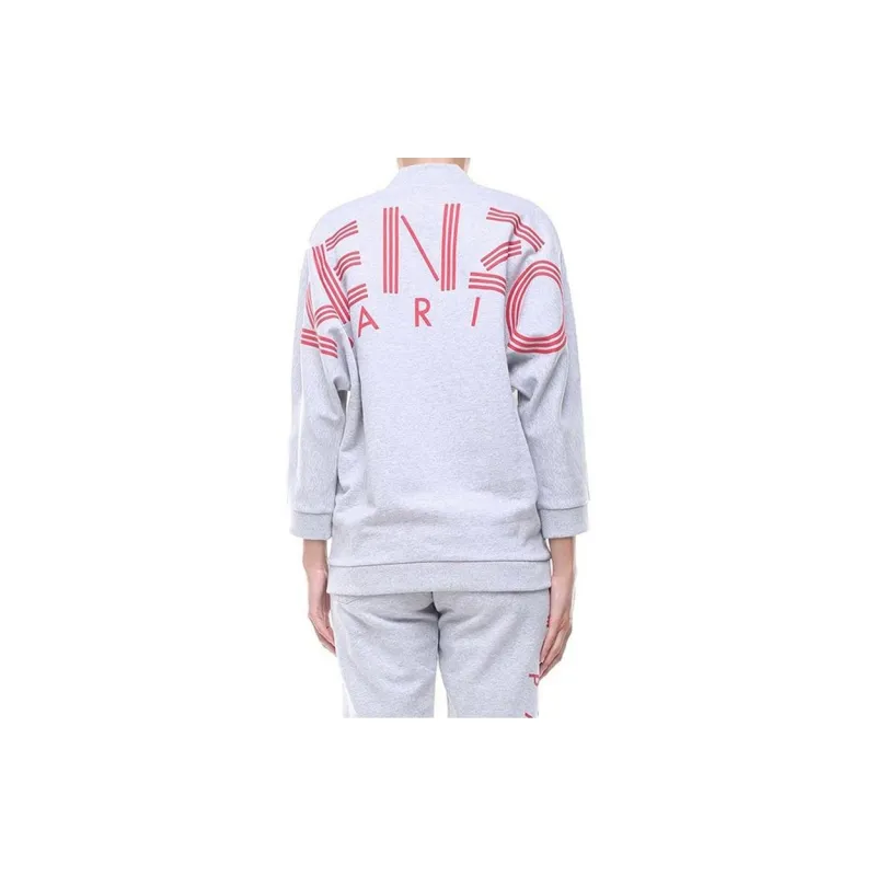 KENZO Sweatshirts Women's Light Gray-2