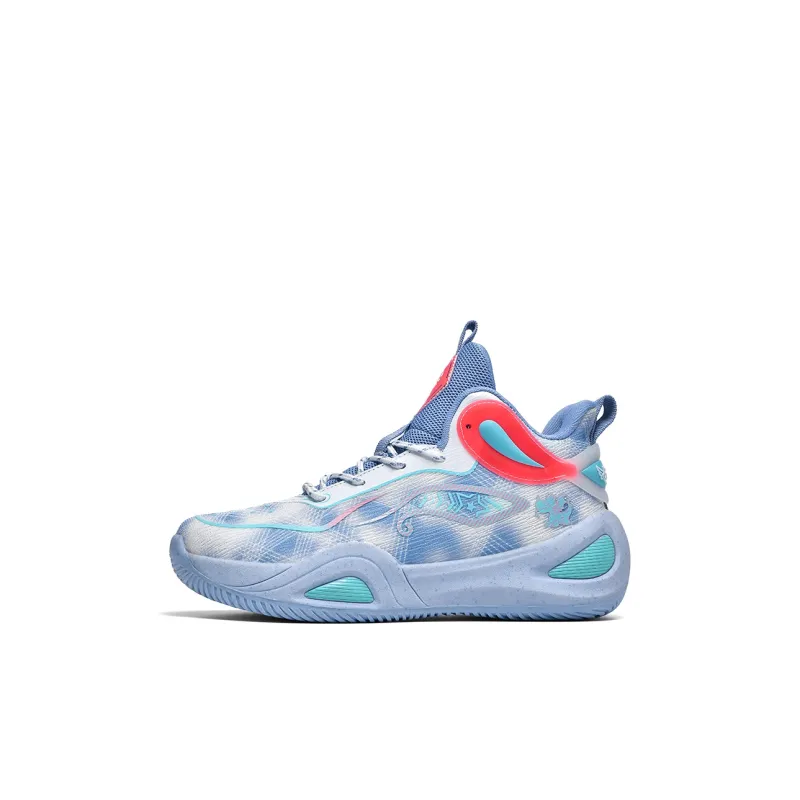 Kuding Cushioned Wear-Resistant Breathable Mid-Top Basketball Shoes Men's-0