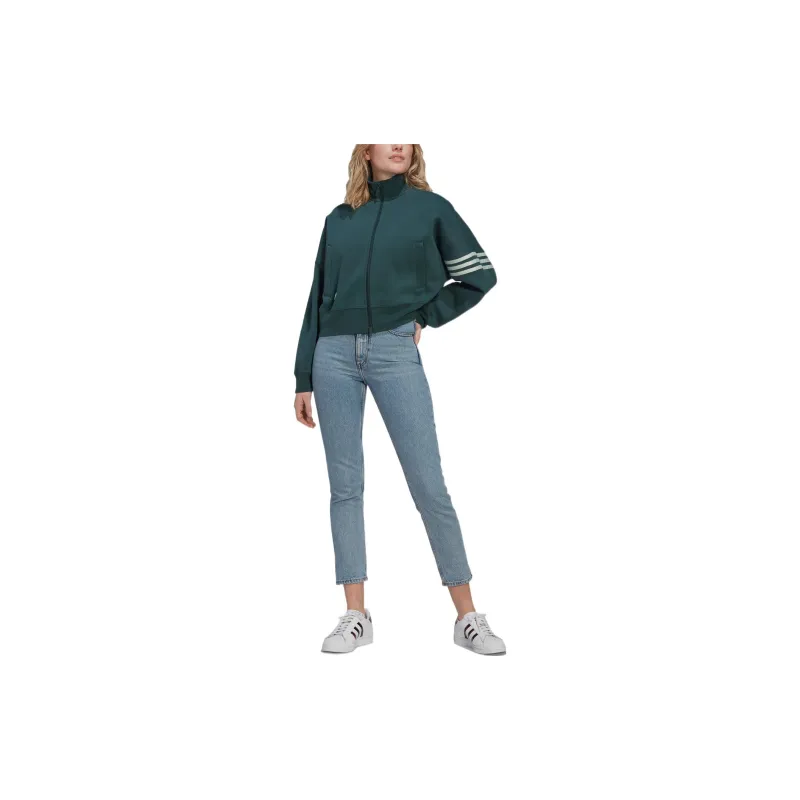 Adidas Originals ADICOLOR NEUCLASSICS Jacket Women's Green-1