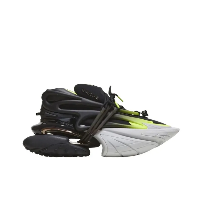 BALMAIN Unicorn Low 'Black Fluorescent'-1