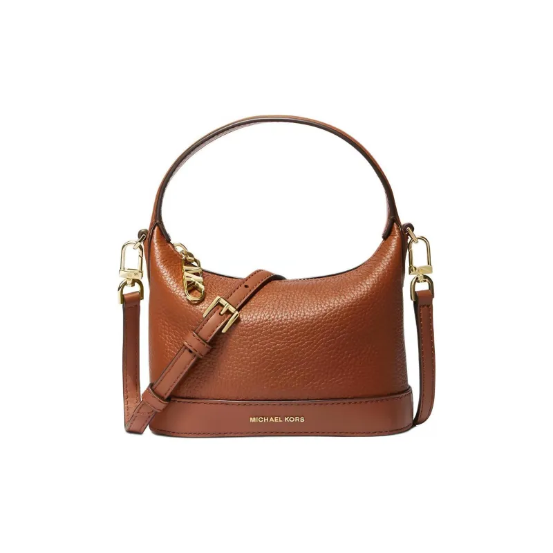 MICHAEL KORS Wythe Leather One Shoulder Handbag Crossbody Bag Small Size Women's Brown-0