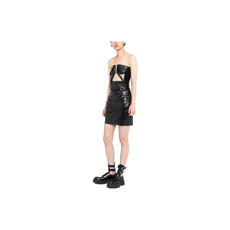 RICK OWENS Sleeveless Dresses Women's Black-3