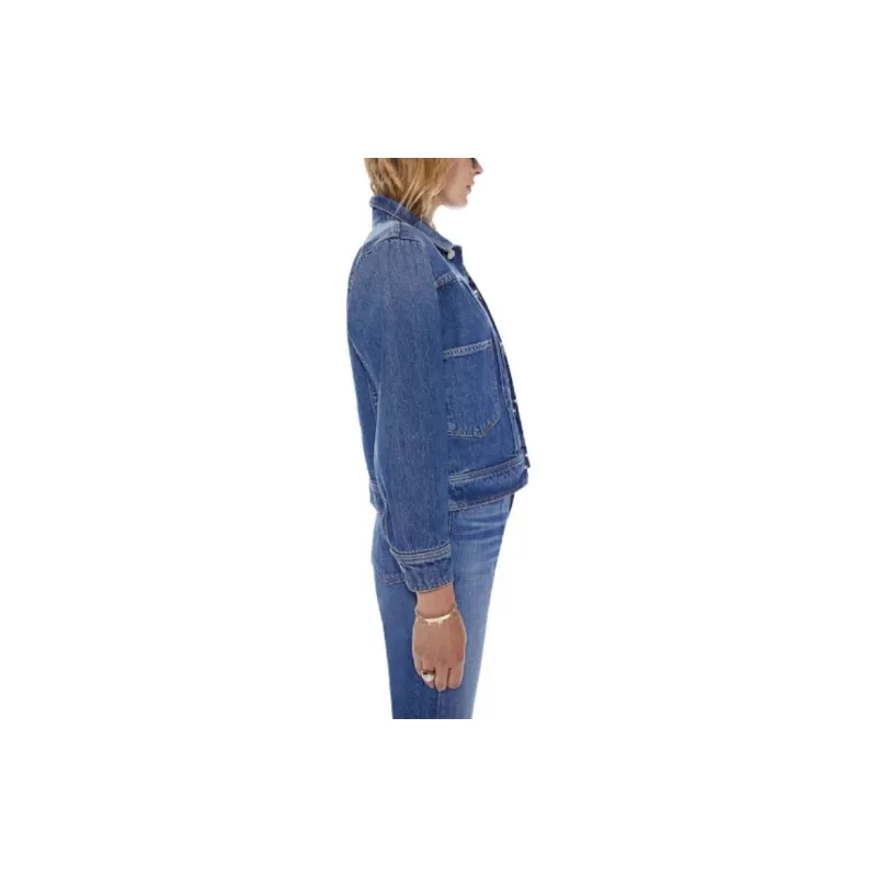 MOTHER Jackets Women's Blue-2