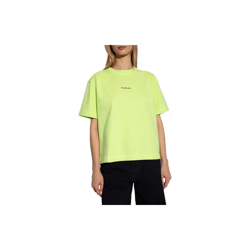 Acne Studios T Shirt Women's Neon Green-3