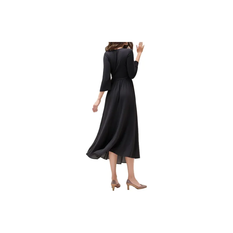 Mapping Skirt Set Women's Black-1