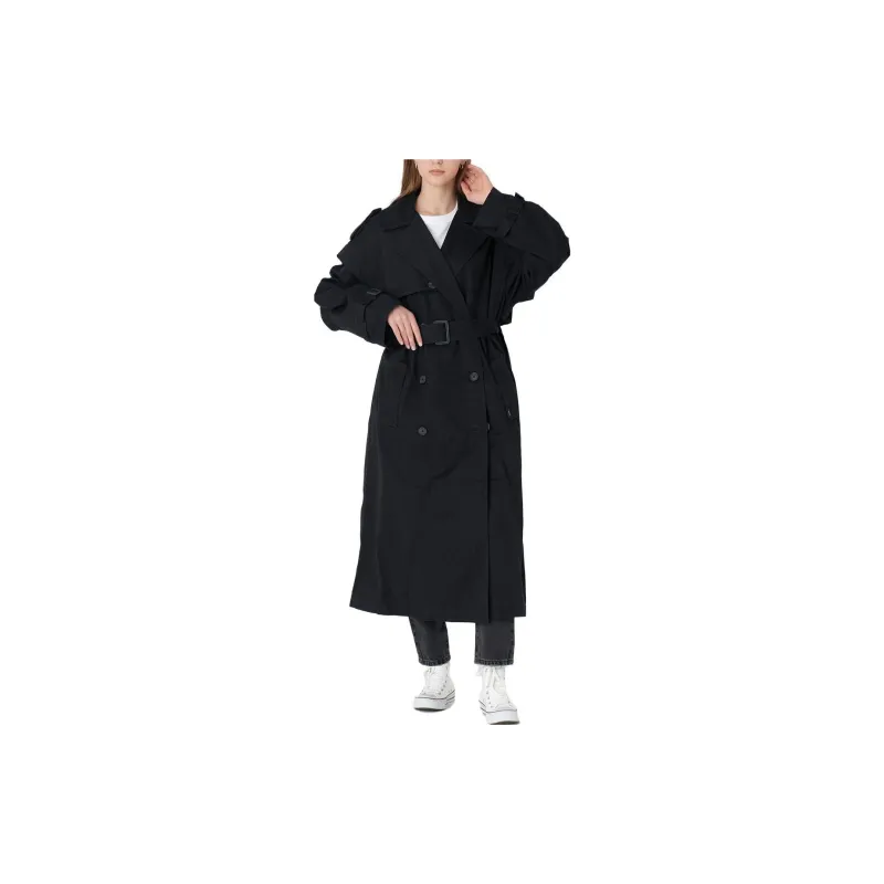 Levis Trench Coats Women's Navy-5
