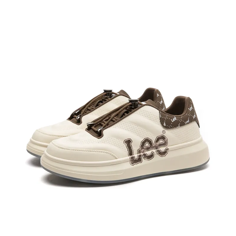 Lee Small White Shoes Height Increasing Breathable Low-Top Skateboard Shoes Men's-6
