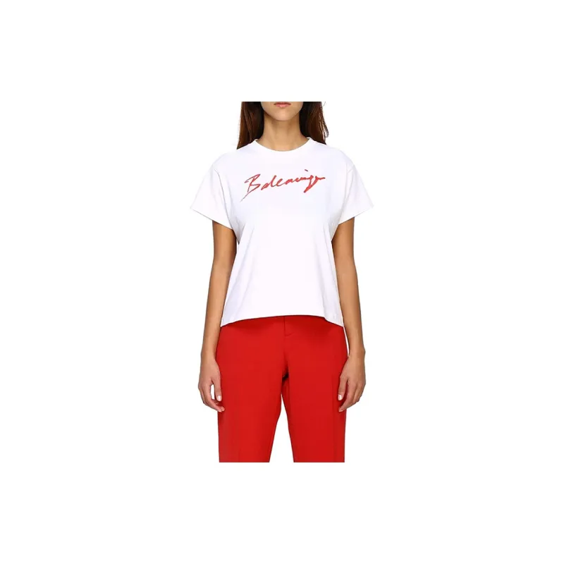 Balenciaga T Shirts Women's White-1