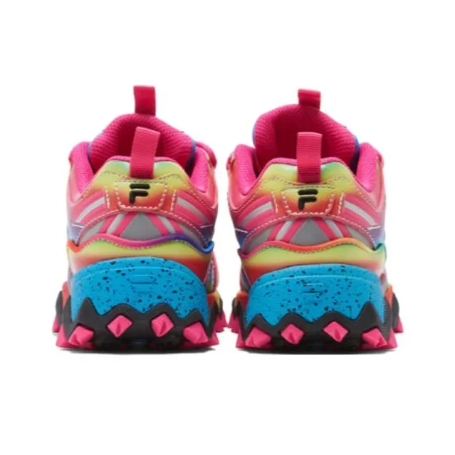 FILA KIDS Tr Cushioning Wear Resistant Kids Lifestyle Shoes Blue Pink Teenagers-4
