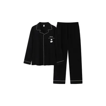 YUZHAOLIN Pajama Set Men's Black