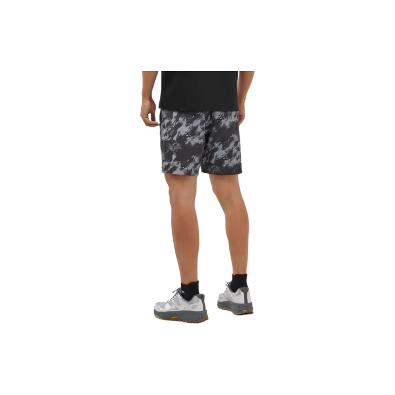 Skechers Casual Shorts Men Light Ink Black All Over Print-3