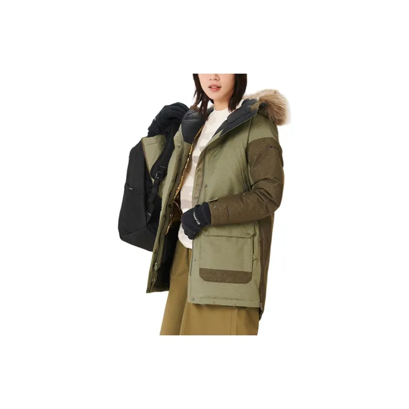Columbia City Outdoor Collection Down Jacket Women's Green-3