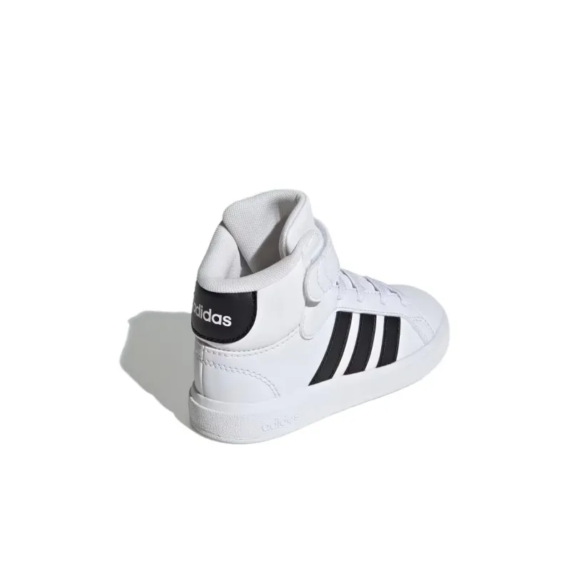 adidas Grand Court   Mid K 'White Black'-3