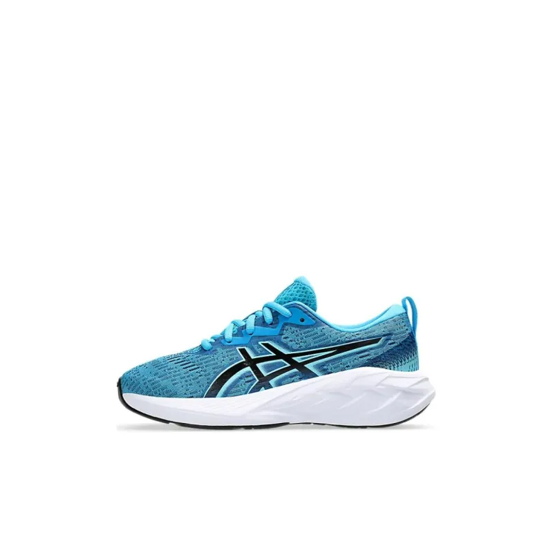 Asics Novablast 4 Anti-Slip And Wear-Resistant Rebound Low-Top Kids' Running Shoes Blue White Kids'-0