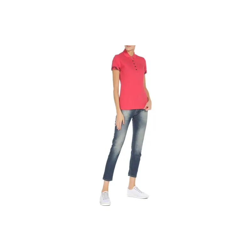 Burberry SS23 Polo Shirt Women's Red-3