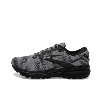 Brooks Ghost 15 Cushioning Slip Resistant Low Top Running Shoes Women's Gray Black