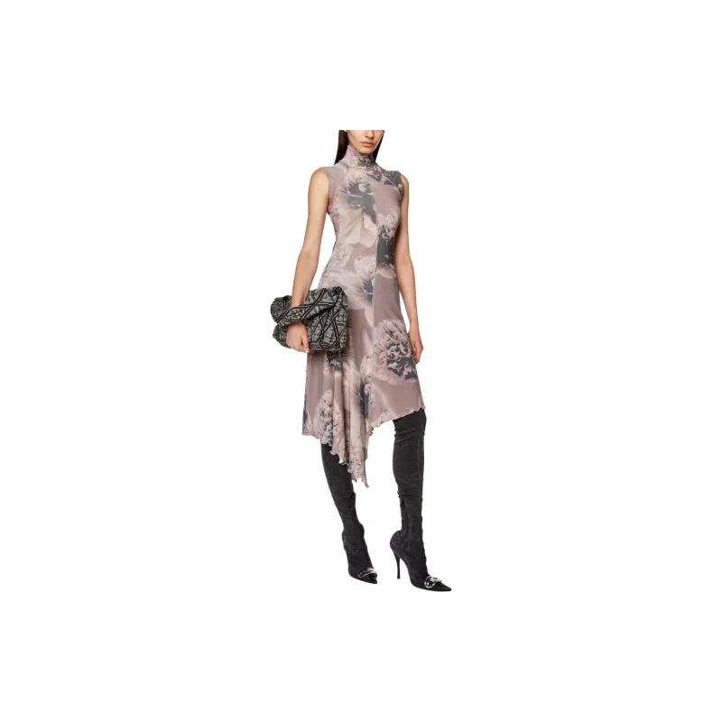 DIESEL Sleeveless Dresses Women's Light Purple-3