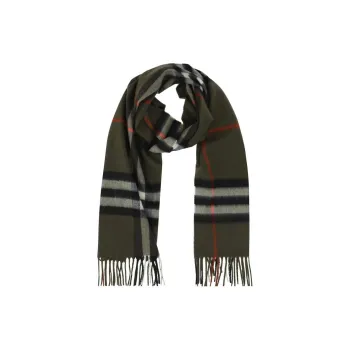 Burberry Vintage Checked Fringed Scarf
