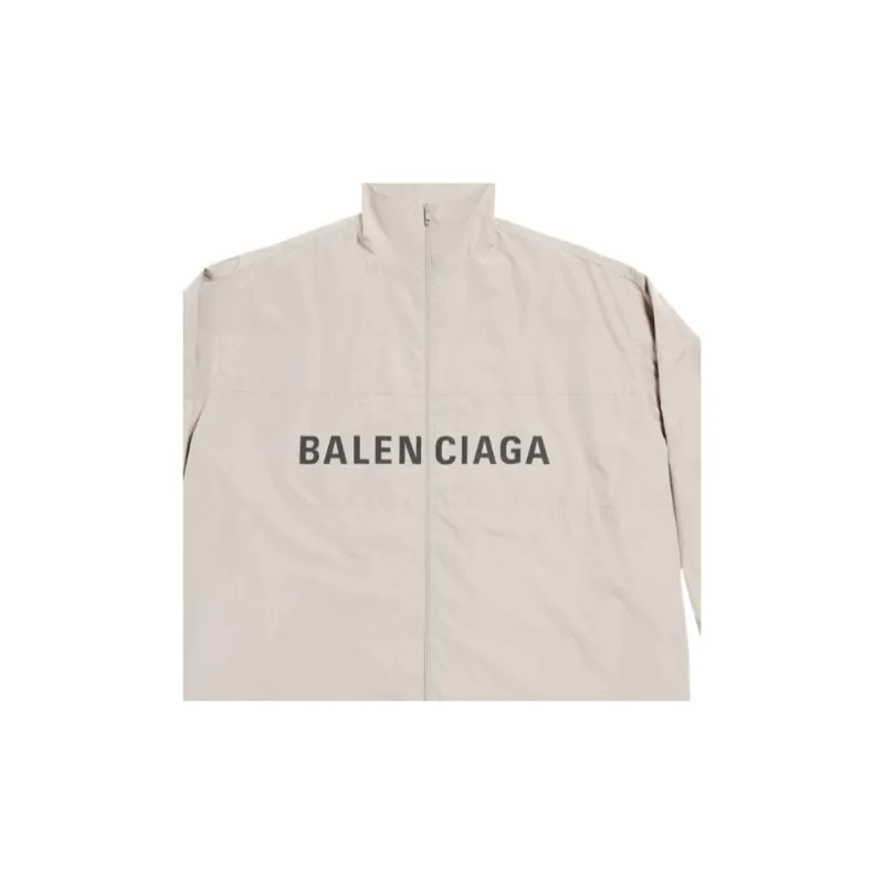 Balenciaga Logo Zip Up Jacket-6
