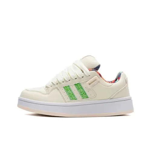 WJA Slip Resistant Cushioning Wear Resistant Lightweight Breathable Low Top Skateboard Shoes Women's Cashew Nut Color