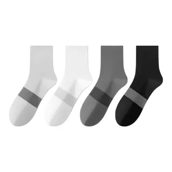 FAIRWHALE Mid Calf Socks Men's 4 Pack