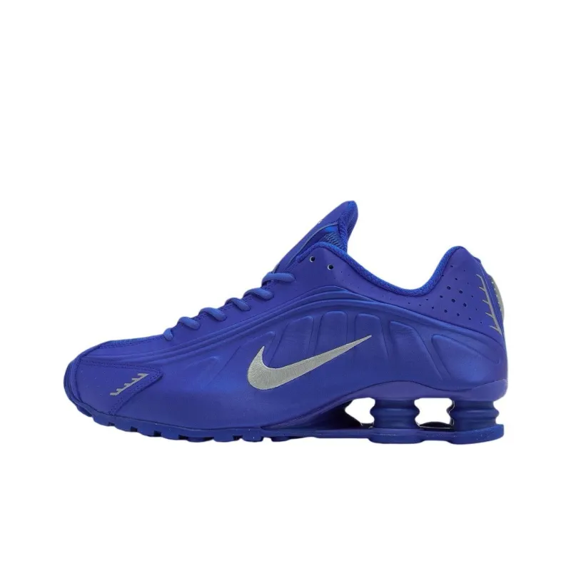 Nike Shox R4 Racer Blue Metallic Silver Women