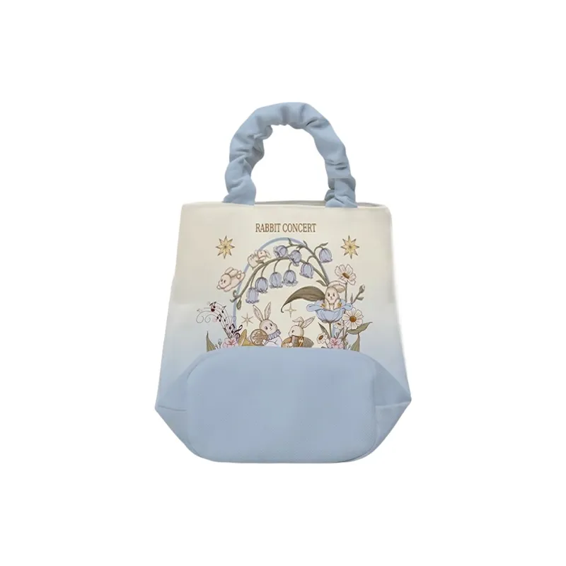 AOSONG Suede Tech Fabric Handbag Regular Unisex Bunny Concert-2