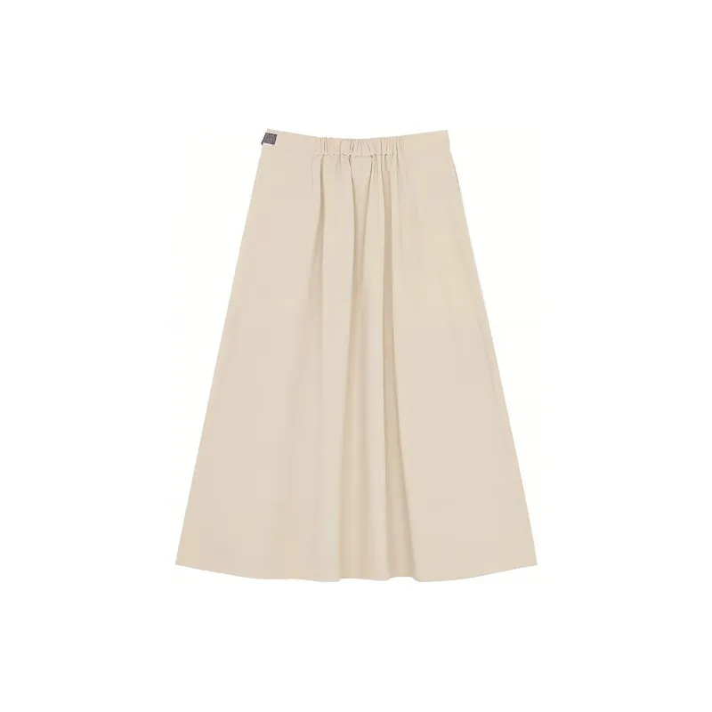 New Balance New Balance Japan Casual Long Skirts Women's Brown Yellow-1
