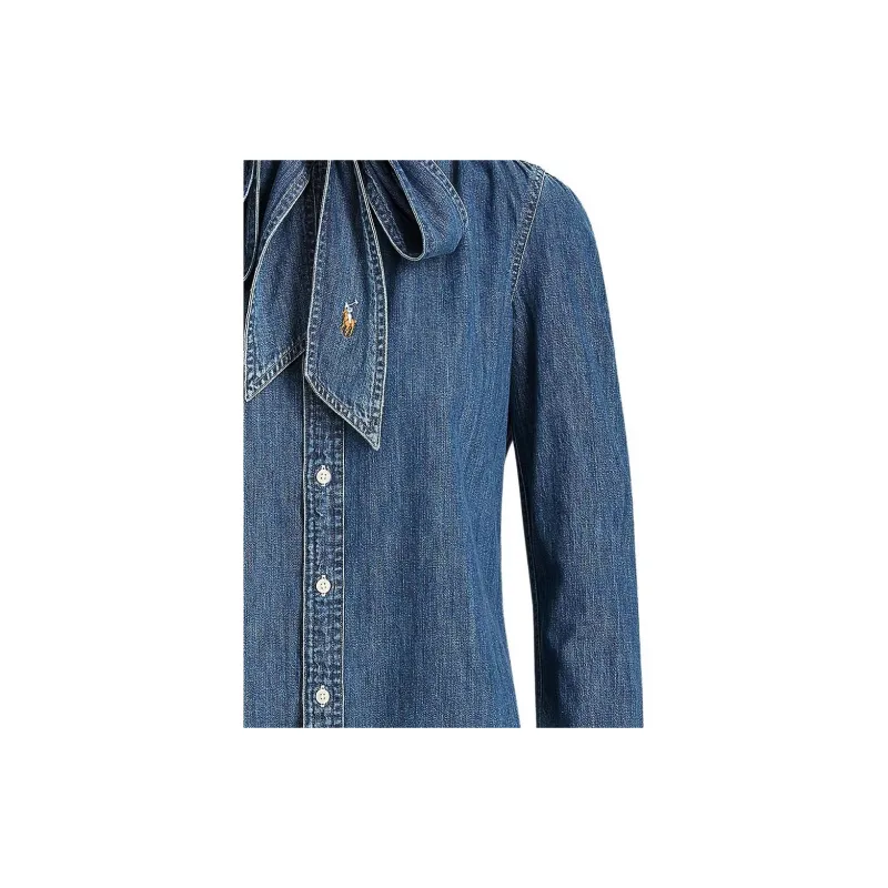 Polo Ralph Lauren Denim Jacket Women's Denim Blue-5